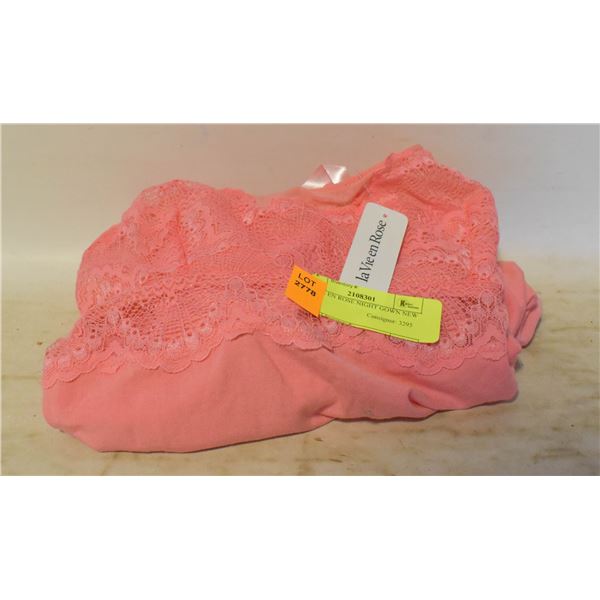 LA VIE EN ROSE NIGHT GOWN NEW WITH