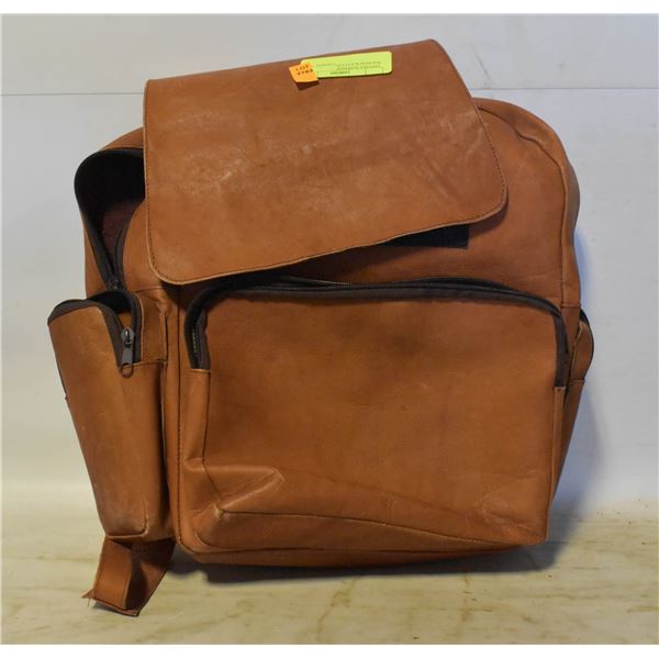 VINTAGE RAWHIDE BACKPACK-ESTATE