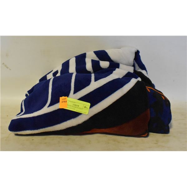 EDMONTON OILERS FLEECE BLANKET-ESTATE