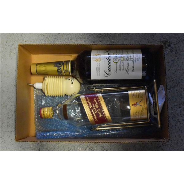 JOHNNY WALKER AND CANADIAN CLUB