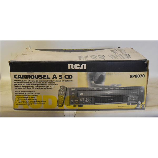 RCA 5-DISC CD CHANGER
