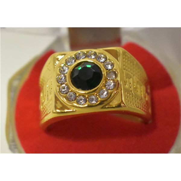 MEN'S BLACK RING - SIZE 10