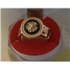 Image 1 : REPLICA VERSACE GOLD TONED RING SZ8