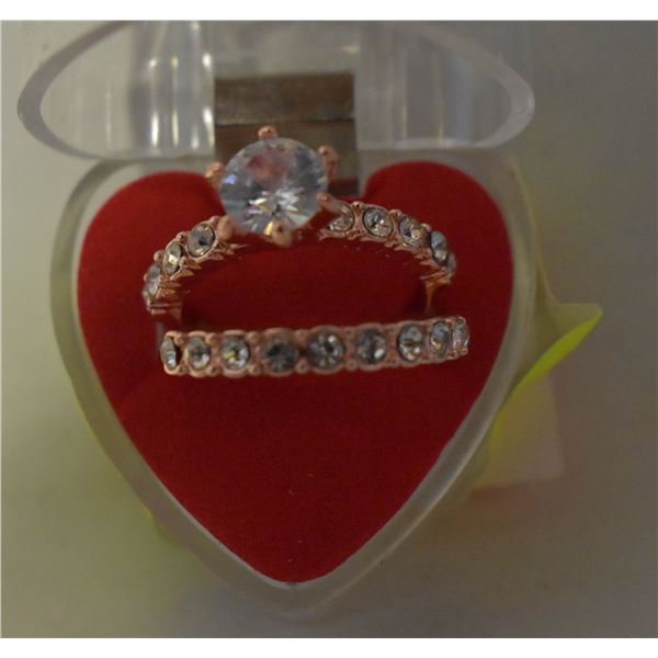 2PCS/SET RING SET SZ 9