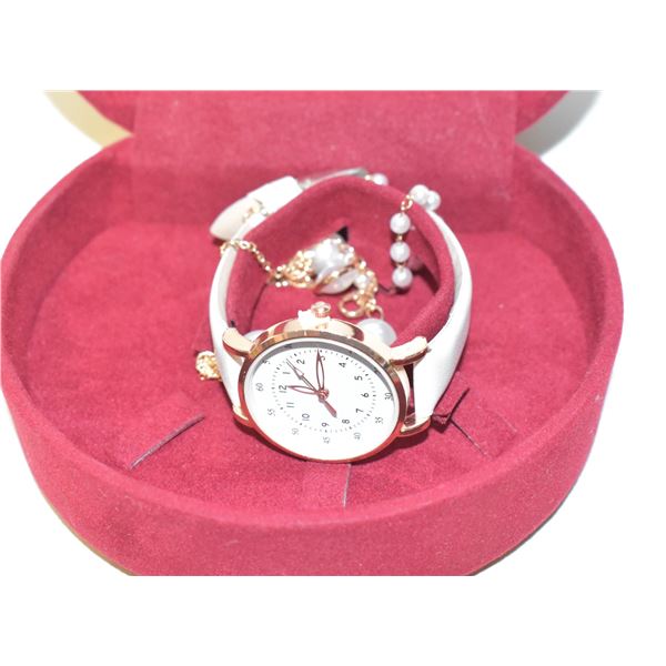 NEW 5PCS WOMEN'S  WATCH BRACELET NECKLACE