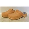 Image 1 : SANITA WOODEN/LEATHER CLOGS SIZE 43 (NEW)