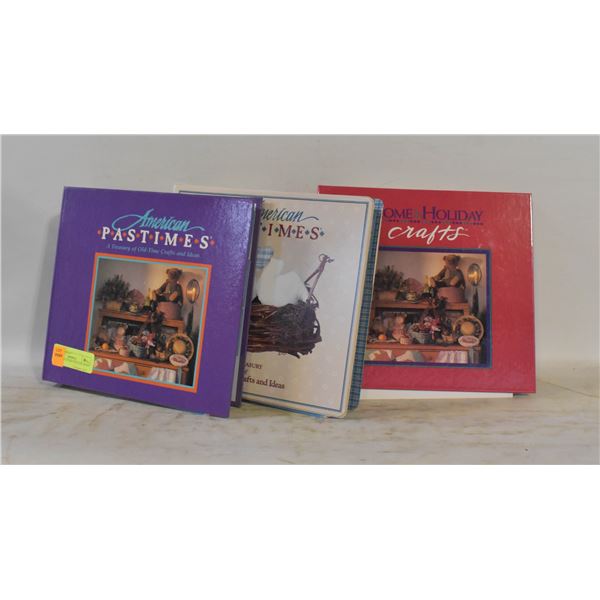 3 BOOKS OLDTIME/VINTAGE CRAFT IDEAS