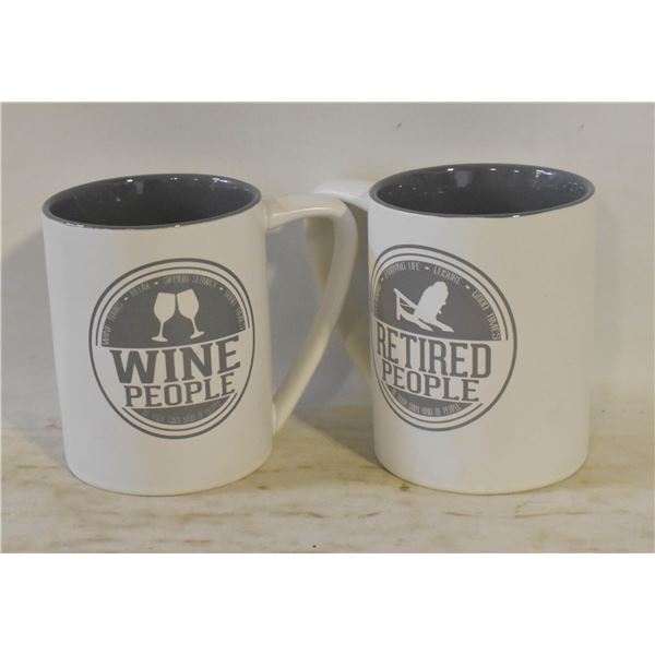 2 NEW PAVILION GIFT CERAMIC MUGS