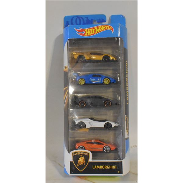 SEALED HOTWHEELS LAMBORGHINI 5 PACK