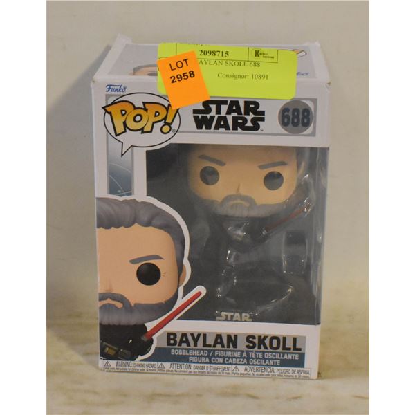 STARWARS BAYLAN SKOLL 688 FUNKO POP