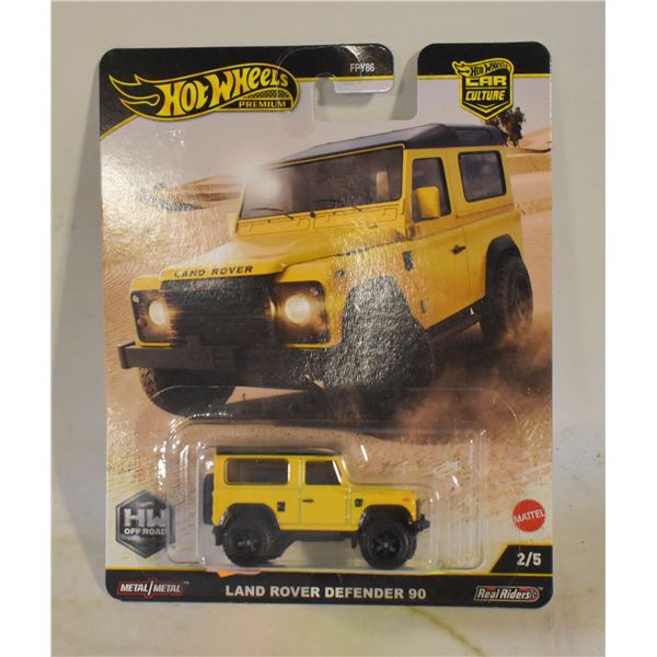HOTWHEELS PREMIUM LAND ROVER DEFENDER 90