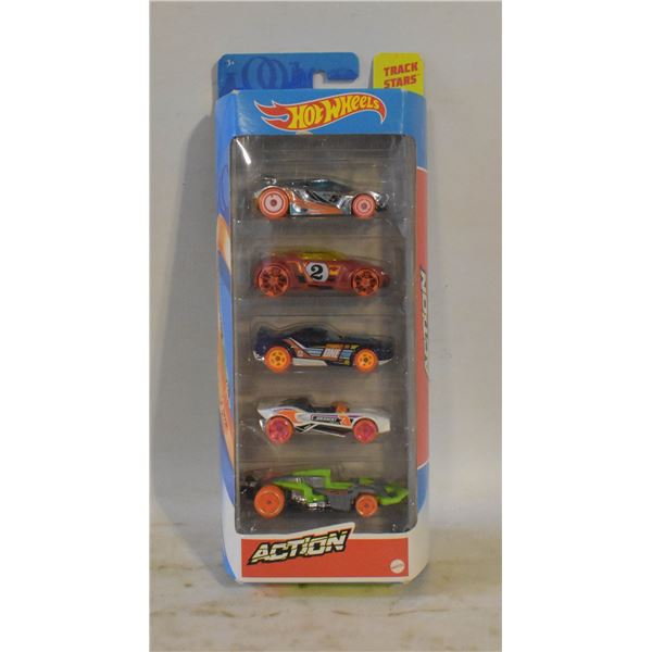 SEALED HOTWHEELS ACTION 5 PACK TRACK STARS