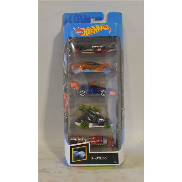 SEALED HOTWHEELS X-RAYCERS 5 PACK