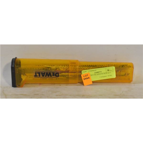 12 SAWSALL BLADES IN DEWALT CASE