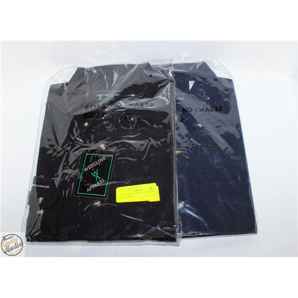#3233-2 NEW LONG SLEEVE SHIRTS DARK BLUE