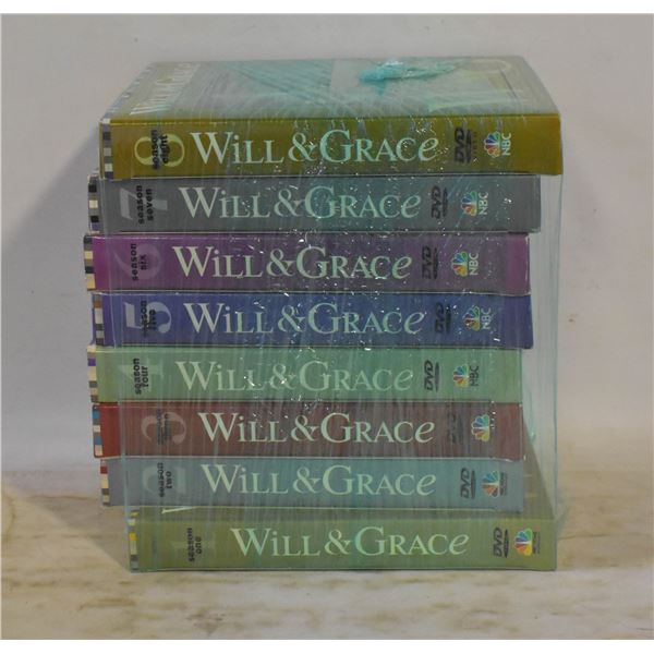 8 WILL AND GRACE DVD BOX SETS