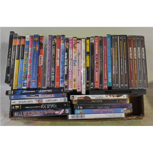 LOT OF ASSORTED DVD'S