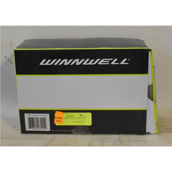 NEW WINNIWELL BOX OF 18 PUCKS