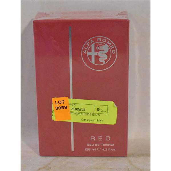 NEW ALPHA ROMEO RED MEN'S FRAGRANCE