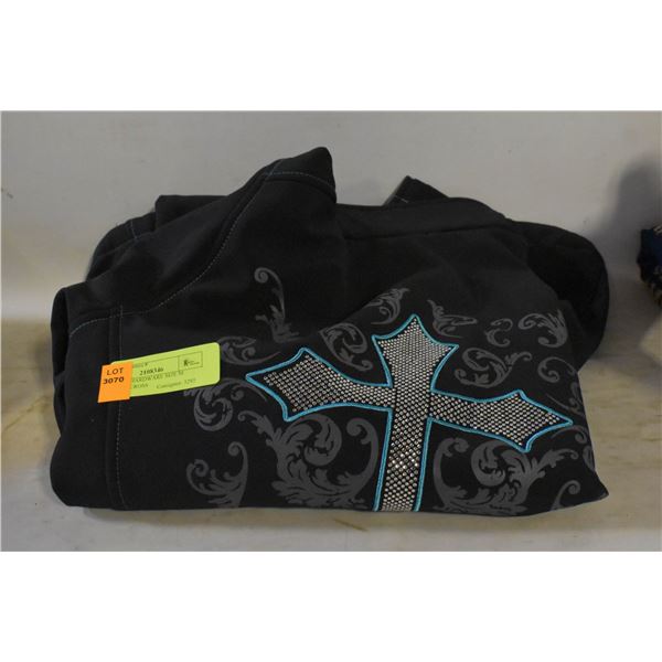 COWGIRL HARDWARE SIZE M STUDDED CROSS