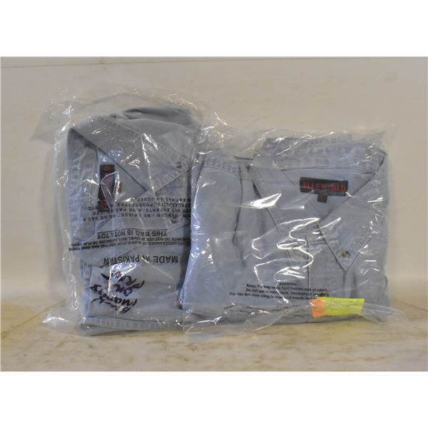 NEW MEN'S SHIRTS 2DENIM SIZE XL