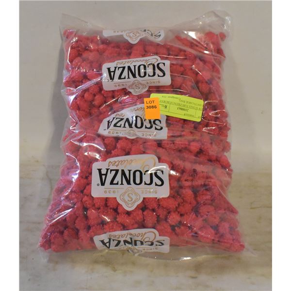 NEW SCONZA 5LBS FRENCH BURNT PEANUTS LARGE BAG