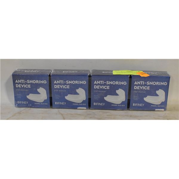 NEW 4 BOXES DIFINEY ANTI SNORING DEVICES