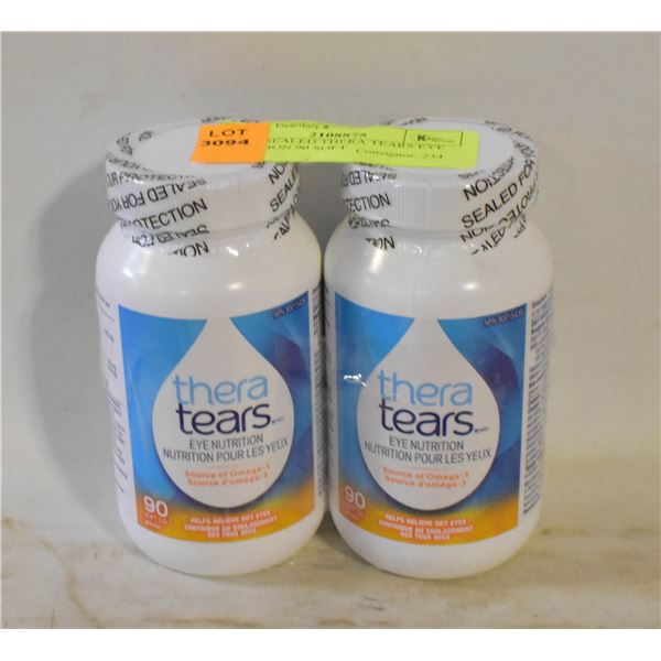 NEW 2 SEALED THERA TEARS EYE NUTRITION 90 SOFT