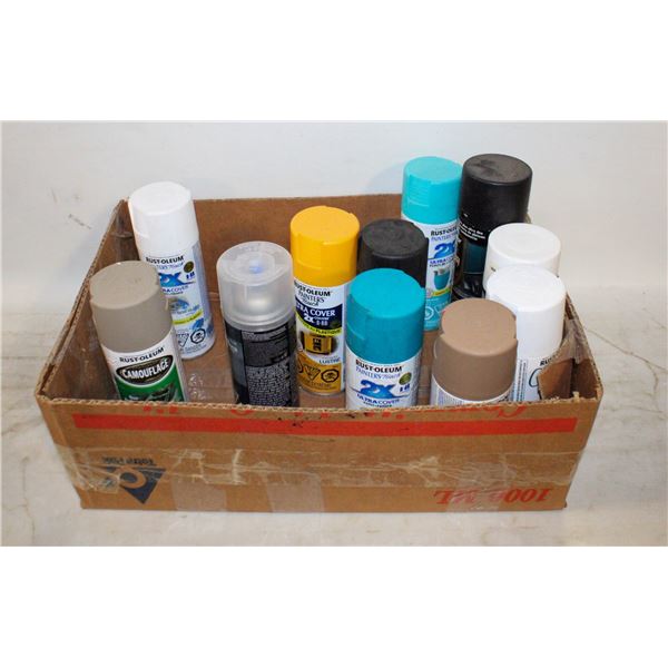 LOT OF SPRAY PAINT