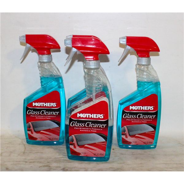 LOT OF MOTHERS GLASS CLEANER