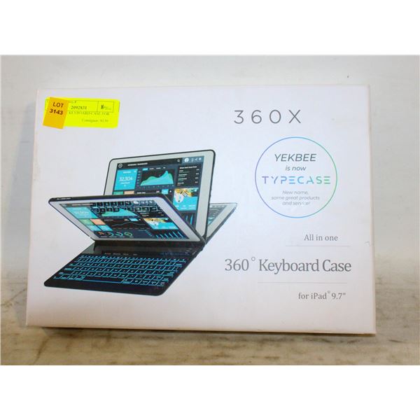 360 DEGREE KEYBOARD CASE FOR IPAD 9.7"
