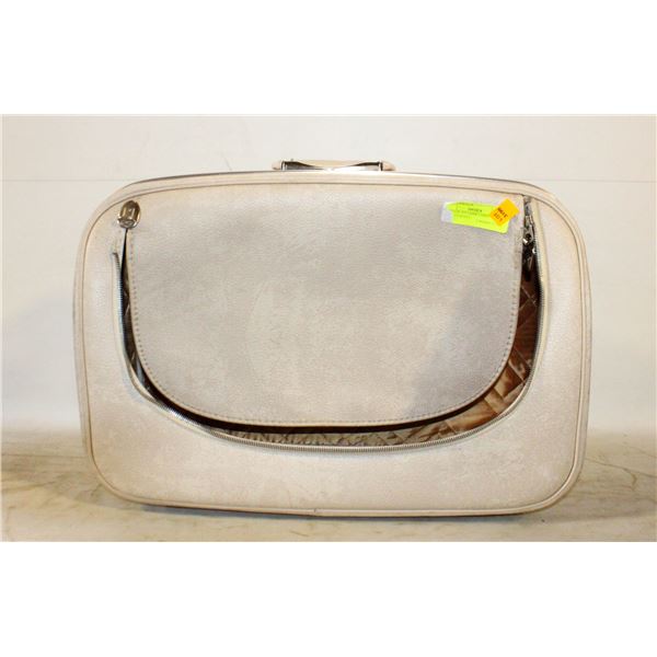VINTAGE JET LINER CARRY ON CASE WITH KEY