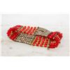 Image 1 : RED & BROWN BEADED BRACELET