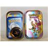Image 1 : OPENED POKEMON MINI TIN 30 PLUS CARDS + COIN USED