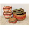 Image 1 : VINTAGE WOVEN BASKETS LOT