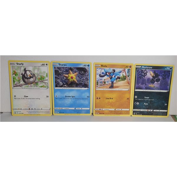 2)  LOT OF 4 BASIC 2022 POKEMON SUN & MOON