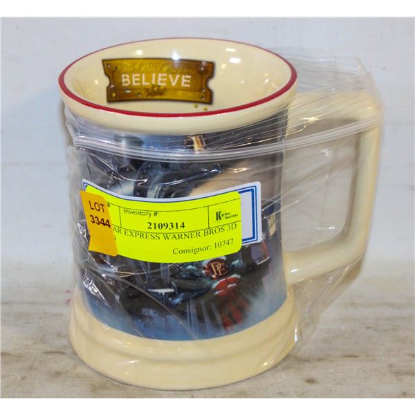 POLAR EXPRESS WARNER BROS 3D MUG