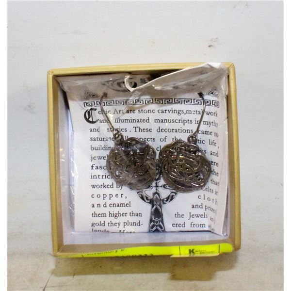 CELTIC ART REPRODUCTIONS METAL EARRINGS