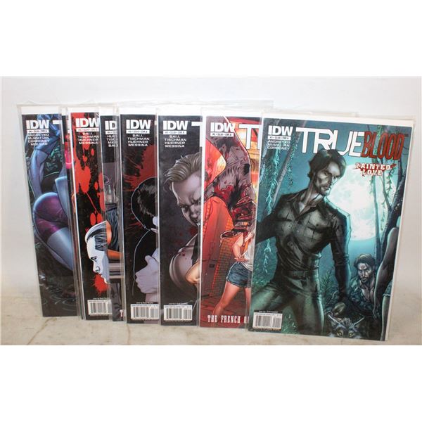 LOT OF 10 TRUE BLOOD COMIC SET