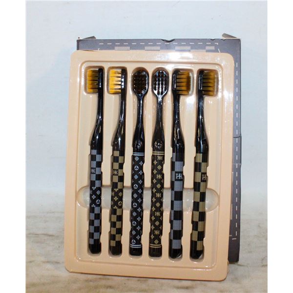 NEW REPLICA HERMES 6PK TOOTH BRUSH PACK