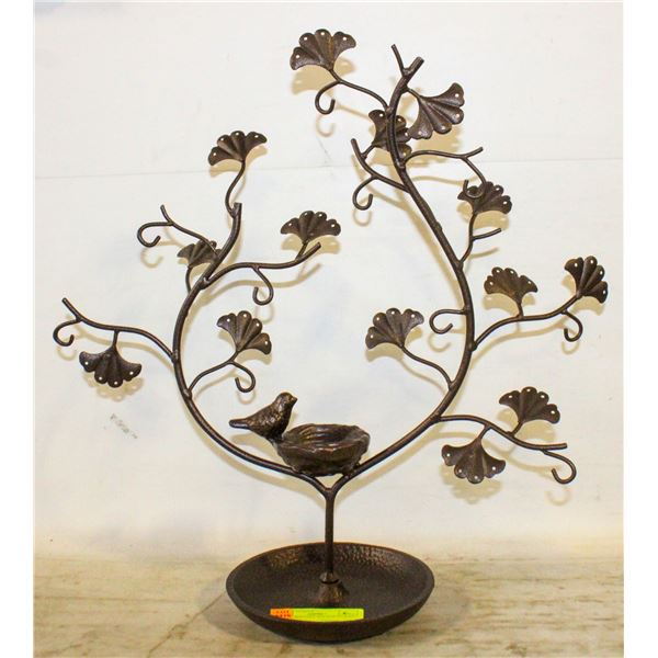METAL JEWELRY HOLDER 17" X 17" X 6"