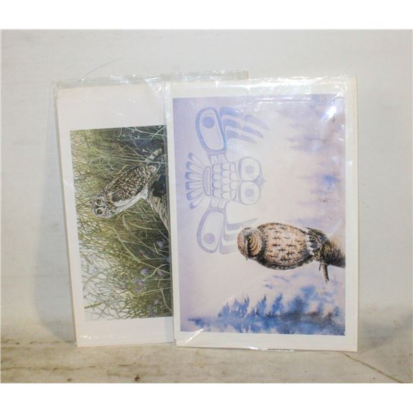 3 OWL PRINTS SUE COLEMAN LUKE RAFFIN