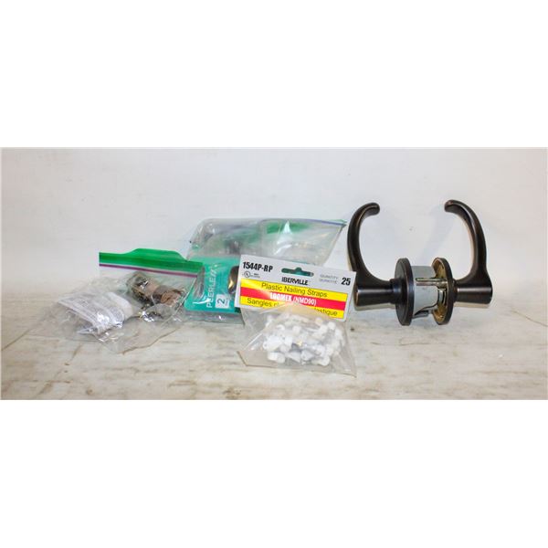 LOT OF MISC HARDWARE & ACCESSORIES FOR HOME DECOR
