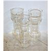 Image 1 : VINTAGE PYREX 7" CYLINDER GLASS VASES- (3)
