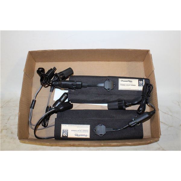 POWER FILM FOLDABLE SOLAR CHARGER PANELS (2)