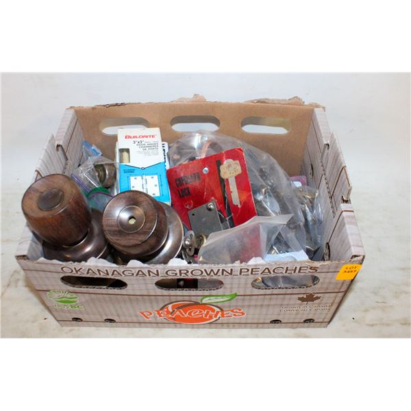 VINTAGE HARDWARE- BOX LOT ASSORTED