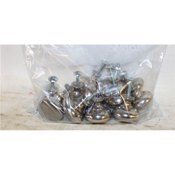 HEAVY DUTY BRUSHED NICKEL DRAWER/DOOR KNOBS-