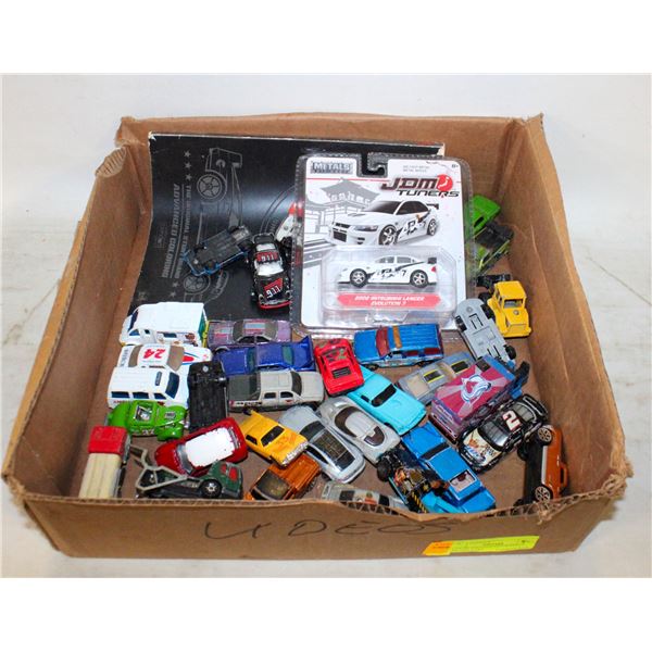 FLAT OF VINTAGE HOTWHEELS, DIECAST CARS