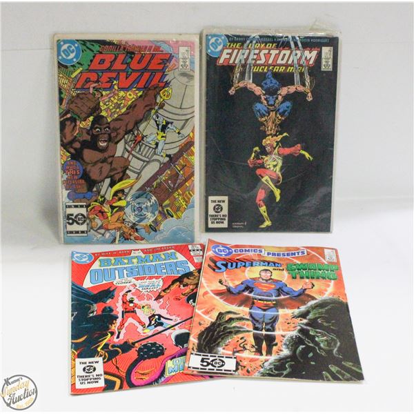 LOT OF 4 DC COMICS THE FURY OF