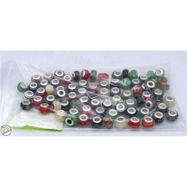 .925 SILVER BAG OF BEADS